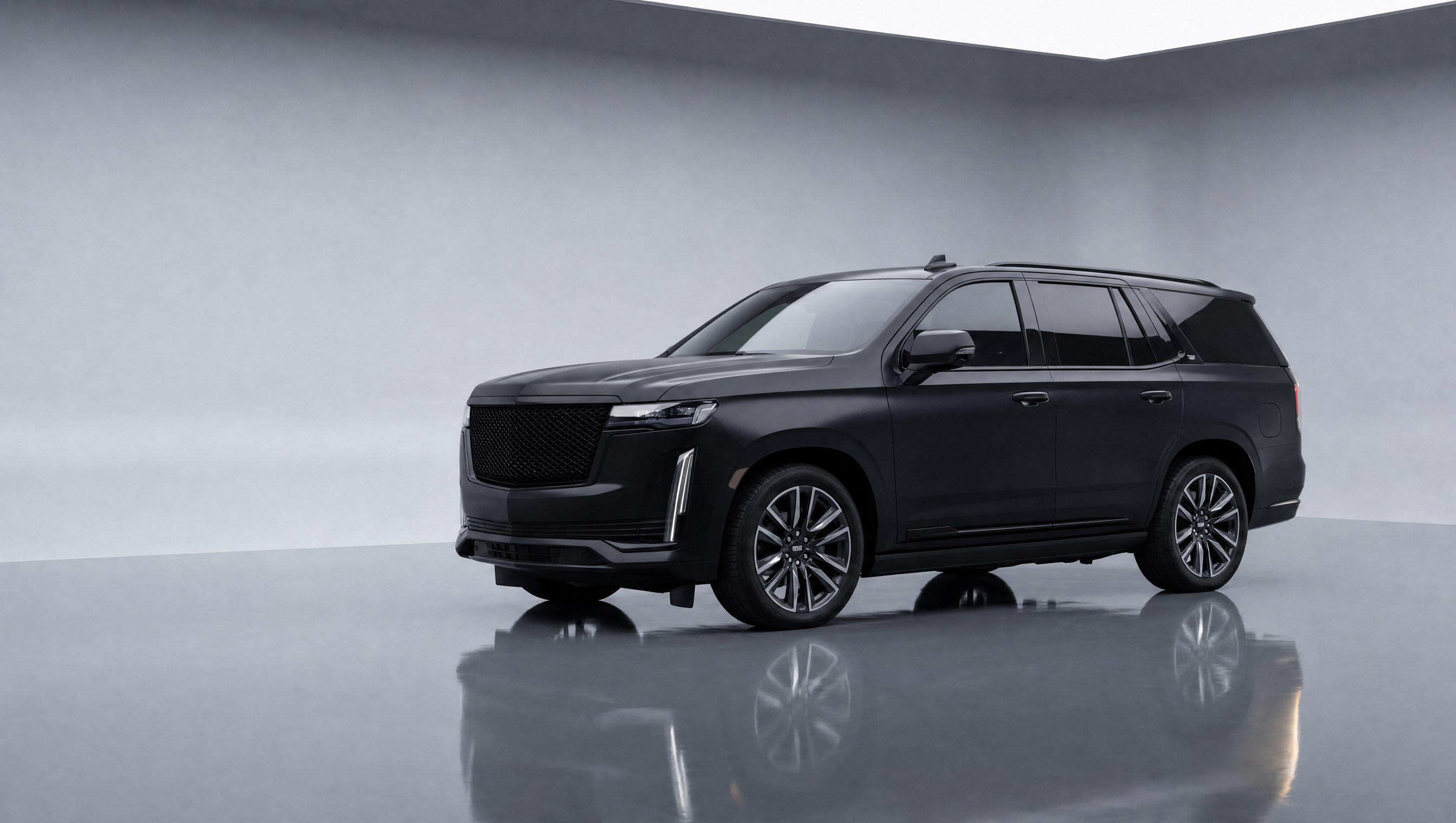 Cadillac Escalade Sport Platinum, front three-quarter view